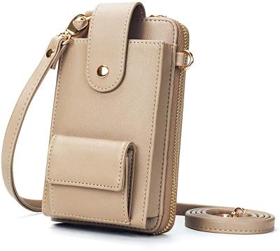 China Shockproof Cross - Body Cell Phone Bag Women, PU Leather Shoulder Phone Bag Strap Clutch Purse Handbag For Huawei Phone for sale