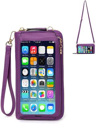 China Shockproof Women Small Cross - Body Phone Purse, Mini Shoulder Handbags Cell Phone Wallet Bag with Credit Card Slots for sale