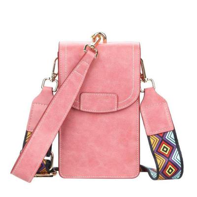 China New Fashion Messenger Bag Daily Mini Shoulder Bag Lady Wallet Use Card Shockproof Mobile Phone Shoulder Bag for sale