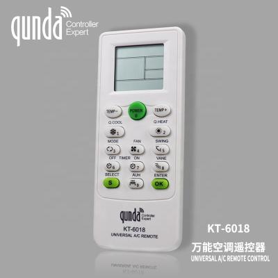 China Qunda KT-6018 6000 Timer Function in 1 Remote Control Universal Air Conditioner for sale