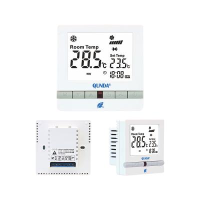 China QUNDA QD-HVAC05E QUNDA Air Conditioner Thermostat System Wireless Thermostat With High Quality for sale