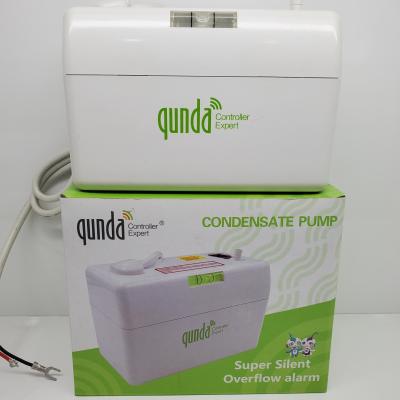 China QUNDA QD-PU01F Water Pump Condensate Pump 40L/h Home Air Conditioner A/C Draining Water Wall Mounted Condensate Pump for sale