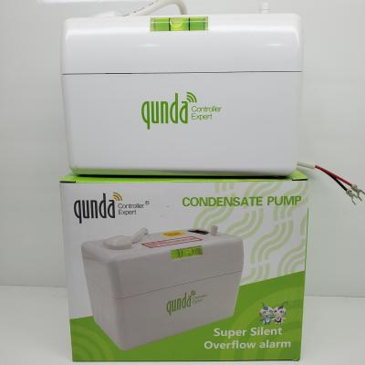 China QUNDA QD-PU01E Water Pump Condensate Pump Home Air Conditioner A/C Draining Water Wall Mounted Condensate Pump for sale