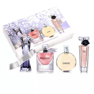 China Daliy RTS Wholesale Flower Good Quality Fresh Long Lasting Set And Fruity Perfume Women's Gift Box for sale