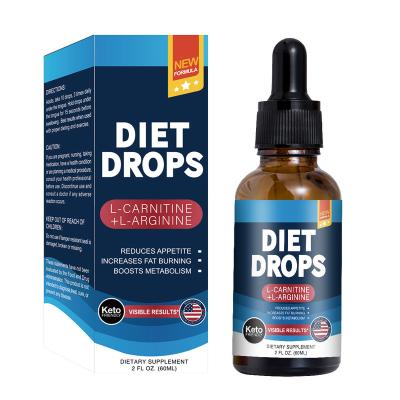 China Health Food RTS 60ml Advanced Healthy Weight Loss Fast Fat Burner Organic Detox To Reduce Appetite Keto BHB Pills Delicious Ketogenic Drops for sale