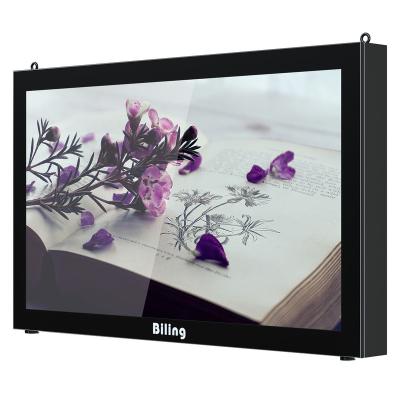 China 32 Inch Outdoor Waterproof Wall Mounted Digital Totem Interactive Wall Signage Advertising Digital Display Menu Board for sale