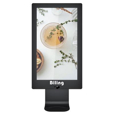 China indoor portable standalone android advertising digital screen signage displas lcd hand sanitizer for sale