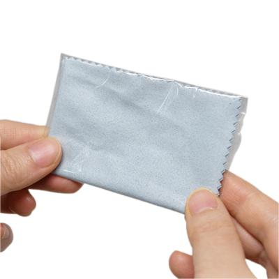 China RTS Cleaning Cloth 11*17cm Embossed Logo Advanced Anti-fog Dry Individual Opp Packing Single Pack for sale