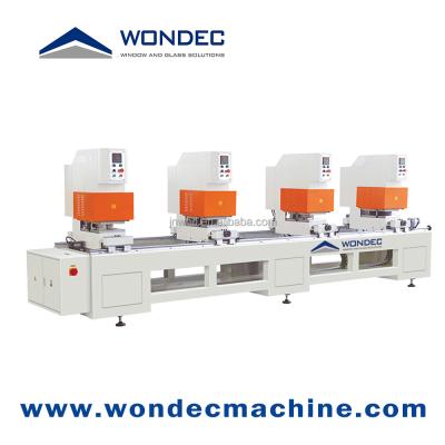 China PVC Upvc Double Door Window Making Machine Four Head Side Seamless Welding Machine for sale