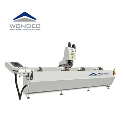 China holes process & Slots in CNC Glass Drilling Processing Machine Automatic Aluminum Folding Windows Aluminum Profiles Doors Milling Machine for sale