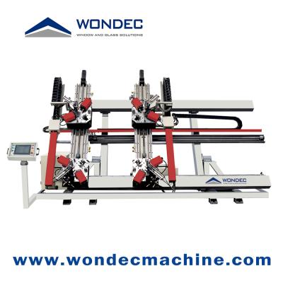 China To Combine Aluminum Window Fully Automatic Vertical Aluminum Windows Corner Four Point Corner Crimping Machine For Aluminum Doors Windows Mass Production for sale