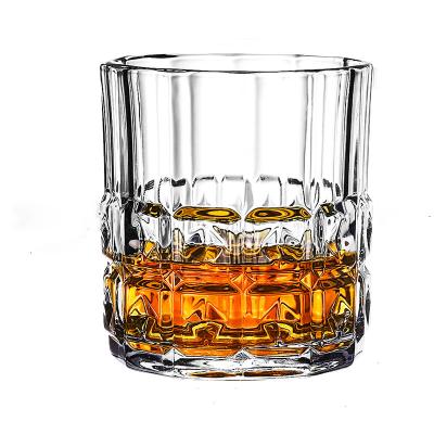 China Heaven and Earth Water Whiskey Crystal Drinking Glassware Highball Glass Cup Temperature Resistant Custom Manufacturers for sale