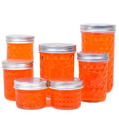 China Recyclable Factory Produced And Directly Sell Food Grade Round 100Ml Empty Clear Glass Honey Jar for sale