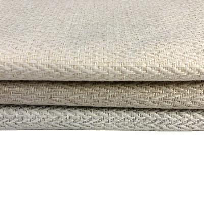 China High Quality Anti-Mildew Polyester Sofa Textile Look Linen Fabric Patterned for sale