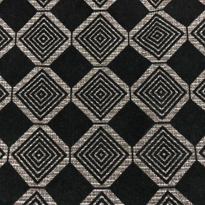 China Customized Hot Sale Diamond Tear-Resistant Pattern Flocking Fabrics For Sofa And Home Decoration for sale