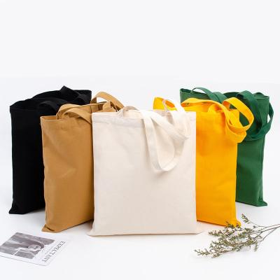 China Custom Reusable Reusable Tote Shopping Bag Natural Canvas Grocery Bag for sale