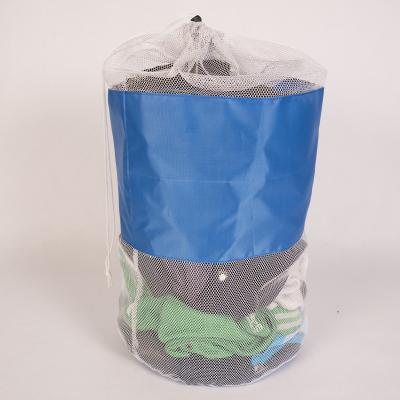 China Large Capacity Reusable Dry Cleaning Drawstring Home Use Laundry Bag for sale