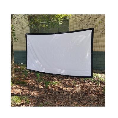 China High Quality White Tripod Hot Sale Wall Projection Screen 84 Inch Projector Screen Manual for sale