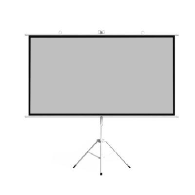 China Factory Outlet Floor Stand Projection Screen 150 Inch White Tripod Portable High Quality Tripod Screen for sale