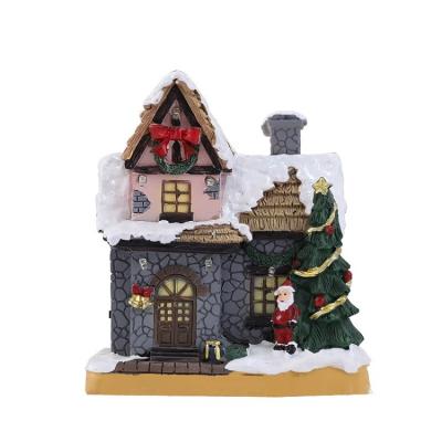 China Nautical Christmas Village House Resin 6