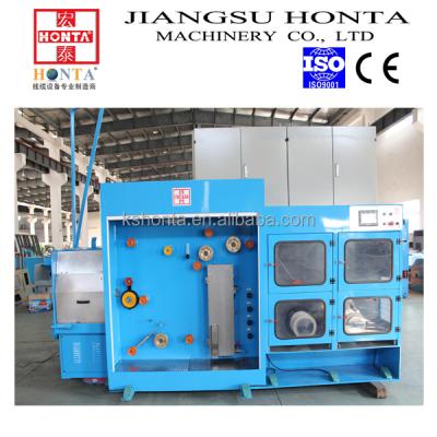 China Aluminum Fine Drawing Machinery Sales 24 Dies Wire Drawing Machine With Annealing And Automatic Winding Machines for sale