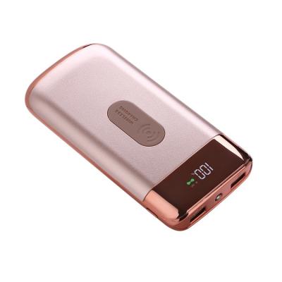 China LED Display Best Selling Products OEM Wireless Power Bank 10000mAh 8000mAh With LCD Display for sale