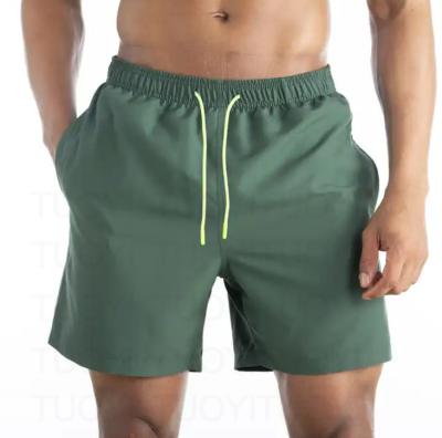 China Anti-wrinkle High Quality Breathable Quick Dry Beach Swim Shorts Custom Logo Fitness Men'S Sportswear Gym Shorts for sale