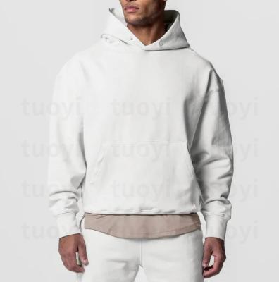 China Other TUOYI Cotton Customized Hoodie High Quality Custom Logo Heavyweight Oversized Custom Print Logo Men's Hoodies&sweatshirts for sale