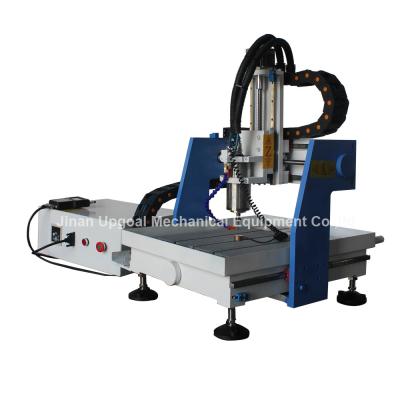 China Desktop 360*360mm Mini CNC Metal Carving Machine with DSP Control for sale