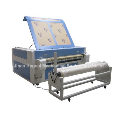 China Double Heads 1600*1000mm Co2 Fabric Laser Cutting Machine for sale