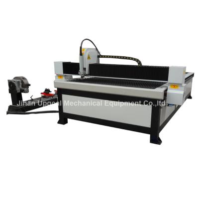 China Steel Tube Steel Plate CNC Plasma Cutting Machine with Rotary Axis 125A for sale