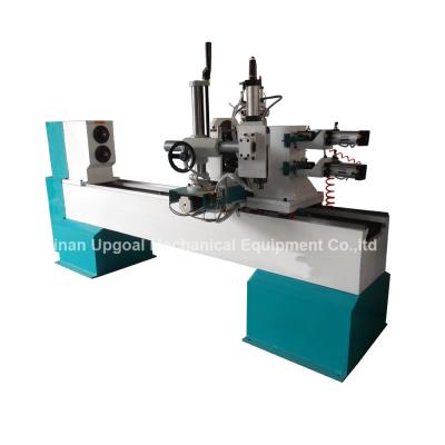 China Turning Broaching Engraving Wood Lathe Machine with Double Axis Double Blade for sale