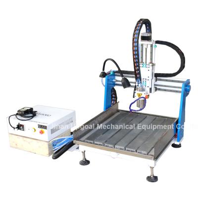 China Gantry Moving Desktop Aluminum CNC Router Machine with DSP A11E Offline Control for sale