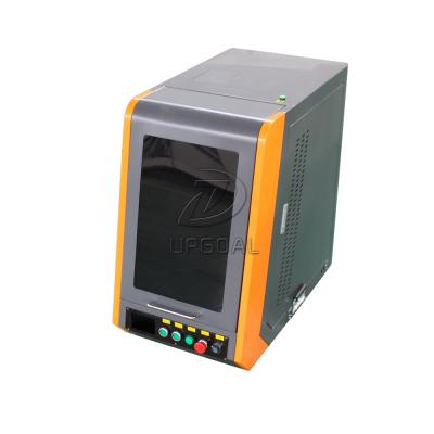 China Closed Type 20W 110*1100mm Fiber Laser Marking Machine for Metal for sale