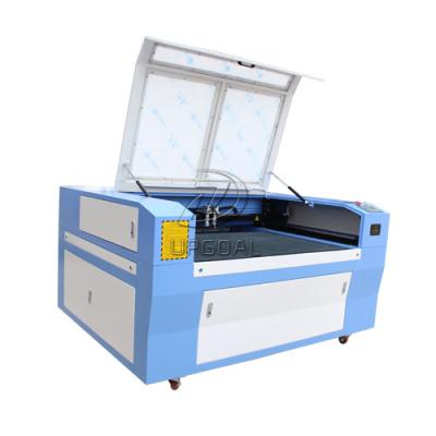 China Cheap 1390 Titanimum Plate OSB Board Laser Cutter Engraver Machine with Dual Heads for sale