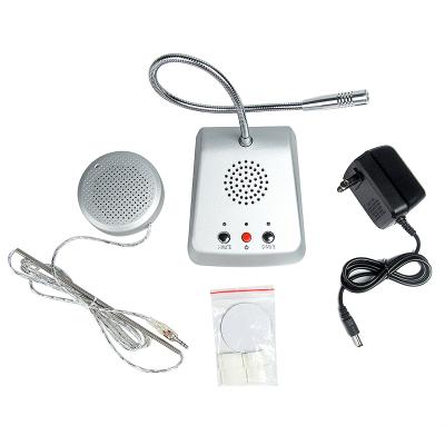 China Bank Stained Glass Microphone Speaker Hands Free Window Intercom Counter Window Intercom for sale