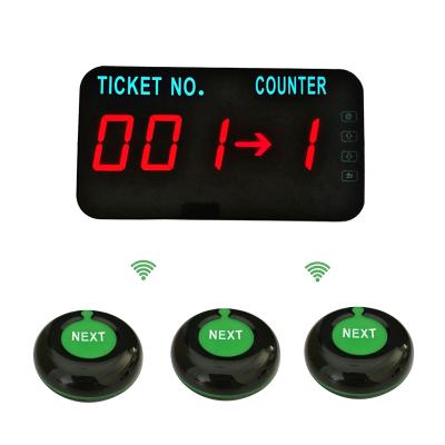 China Bank Hospital Restaurant Queue Management System Or Mutil-counter Show Simple Wireless Call Number And Counter For Restaurant Bank Hospital for sale