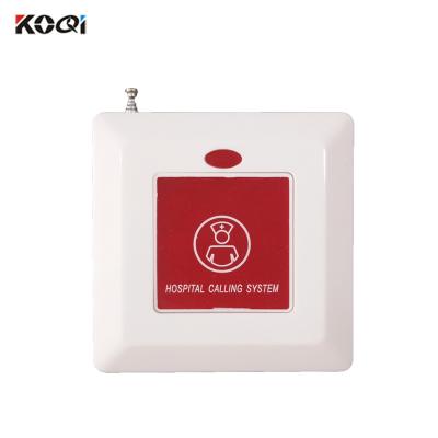 China PC For Plastic Shell Emergency Call System For Clinic Nurse Icon 9 PCS Older Home Patient Button 433MHZ for sale