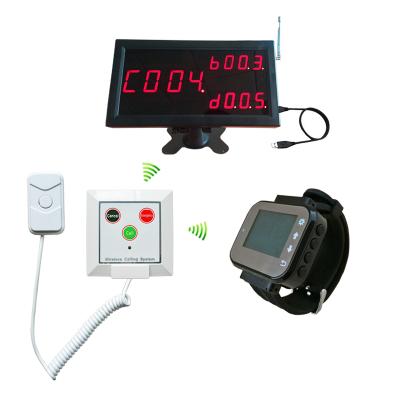 China Wireless Nurse Call Buzzer Service Patient Number Display To Nurse Referral 282*150*34mm for sale