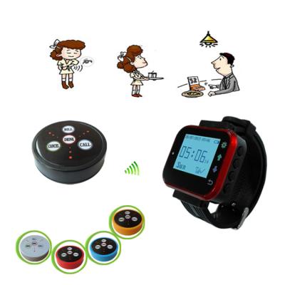 China K-300 PLUS Restaurant Calling System Electronics Table Calling System Restaurant Table Visitor 55*45*18mm for sale