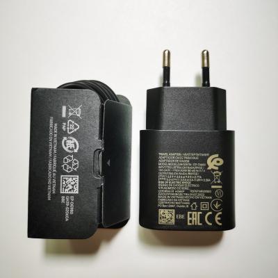 China Mobile Phone 25W USB Super Fast Charging Type C PD Super Fast Charger Adapters For Android With Cable For Samsung Galaxy Note 10 for sale