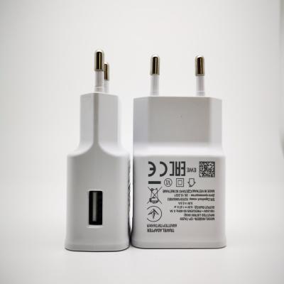 China Original factory price 5v 2A usb power adapter EU USA AU UK mobile phone quality portable charger for android charger for Samsung s10 s6 s8 s4 for sale