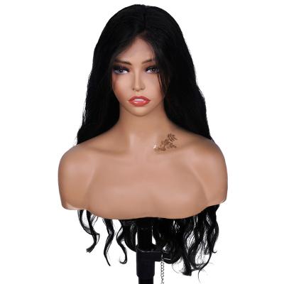 China 100% Virgin Hair Double Weft HD Full Lace Human Hair Wigs Original Curly Human Hair Black Natural Wave Unprocessed Body Wave for sale