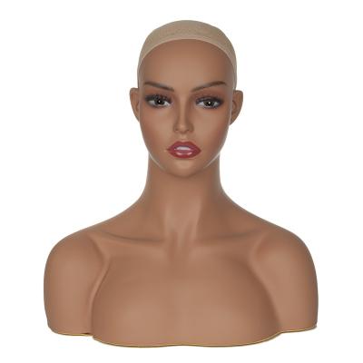 China DIS Game Wigs Cheap Femala Mannequin For Sale Female Mannequin Head Realistic Wig Head Mannequin With Shoulders for sale