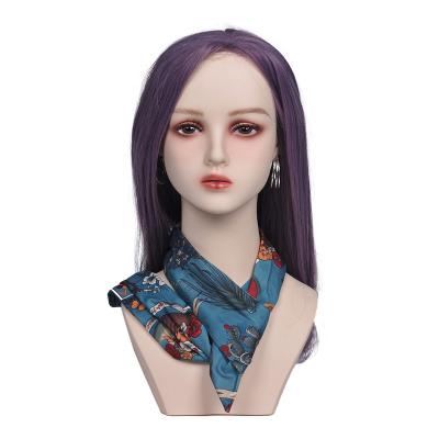 China Free Ship Inflatable In USA Makeup Wig Display Female Mannequin Head For Wigs Sunglasses Necklaces Earrings Show Home Use for sale