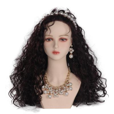 China Inflatable Free Ship In USA Shoulderless Female Wig Display Mannequin Head For Wigs Sunglasses Necklaces Earrings Show Home Use for sale