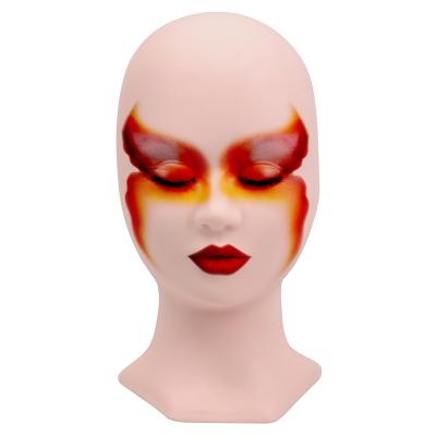 China We have two warehouses in the USA training main 3 color with a pair of eyelids makeup practice mannequin training mannequin head for sale