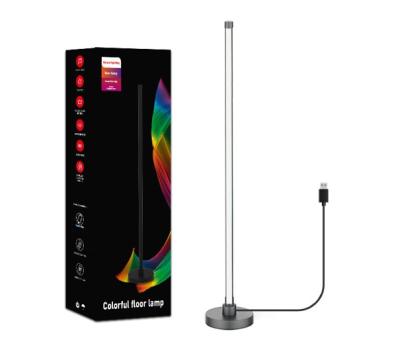 China New-designed Ble RGB 5V/12V Color Game Accessories Floor Lamp Corner Game Light USB Charging Game Room Decor for sale