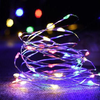 China Best Fairy Lights String Lights RGB TDC Multi Colors Fairy Lights Copper Multi USB Charging Smart Fairy Lights Multi Colors Led String Lights For Decoration for sale