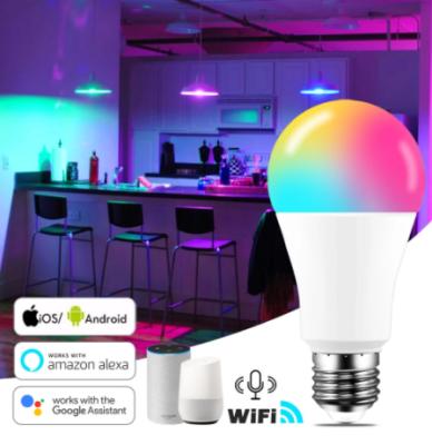 China High lumens energy saving energy saving led lights for home A65/A21 E27 11W led smart bulb RGBCCT led smart bulb for home for sale